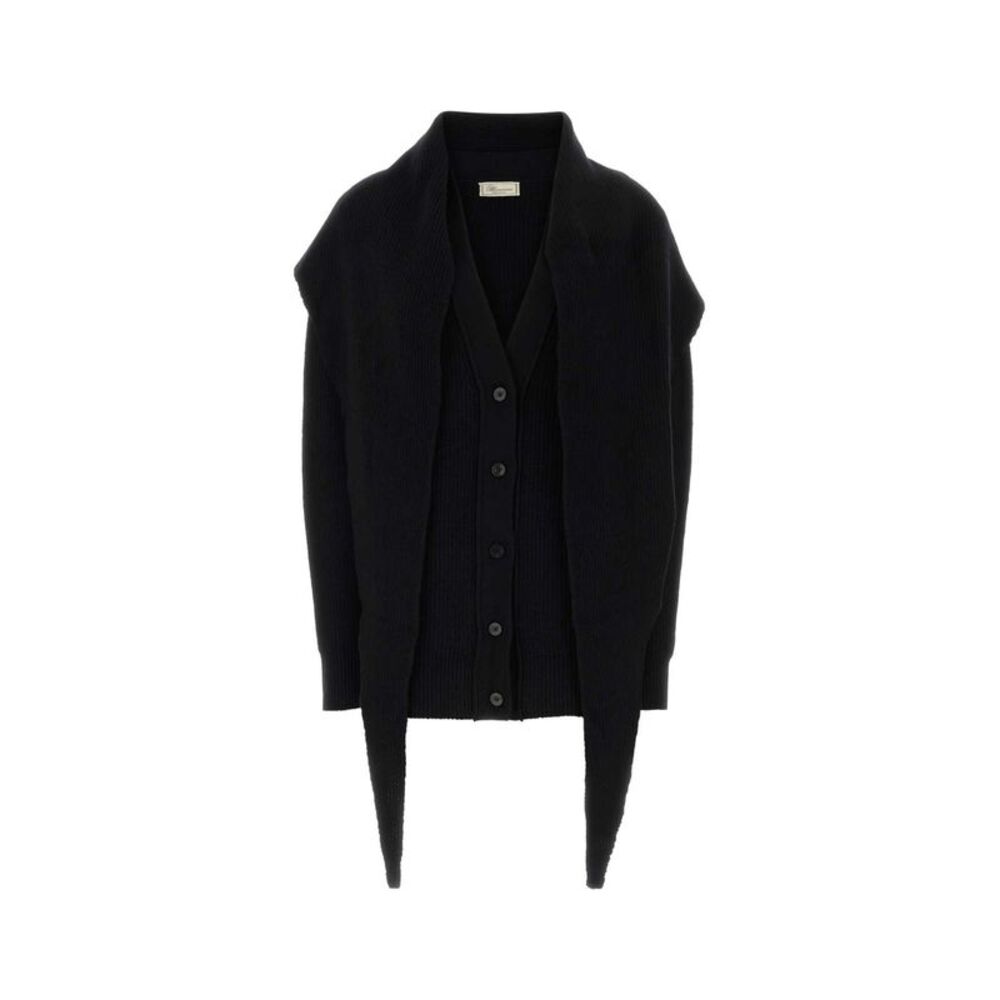 Blumarine Women Black Wool Cardigan